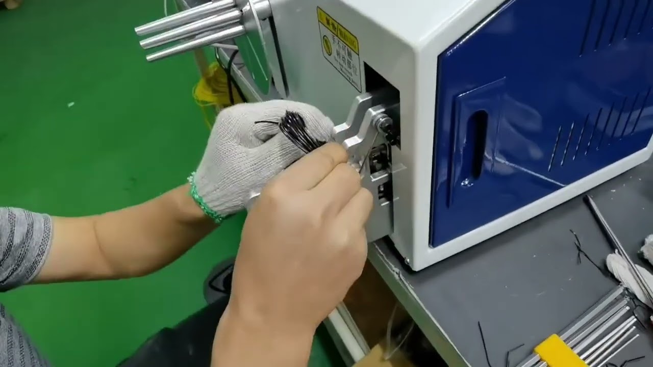 3D列印自動繞線綁線作業實拍影片