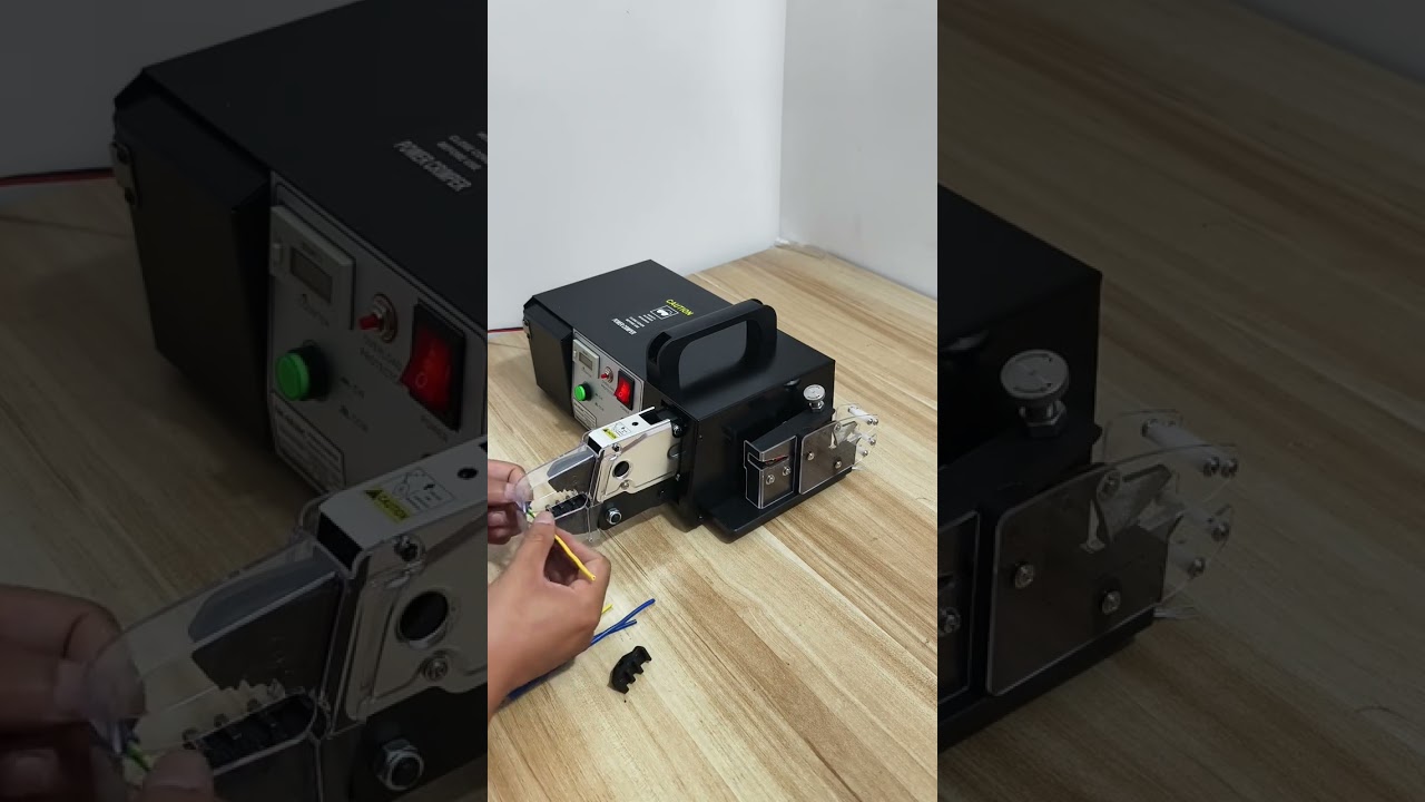 電動端子壓接機｜工廠自動化實用解決方案 #工廠 #機械