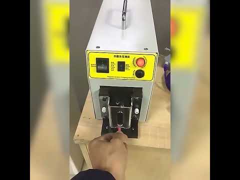乙太網路RJ45接頭壓接機 | 自動CAT5 CAT6 UTP網路線4-10針壓接機