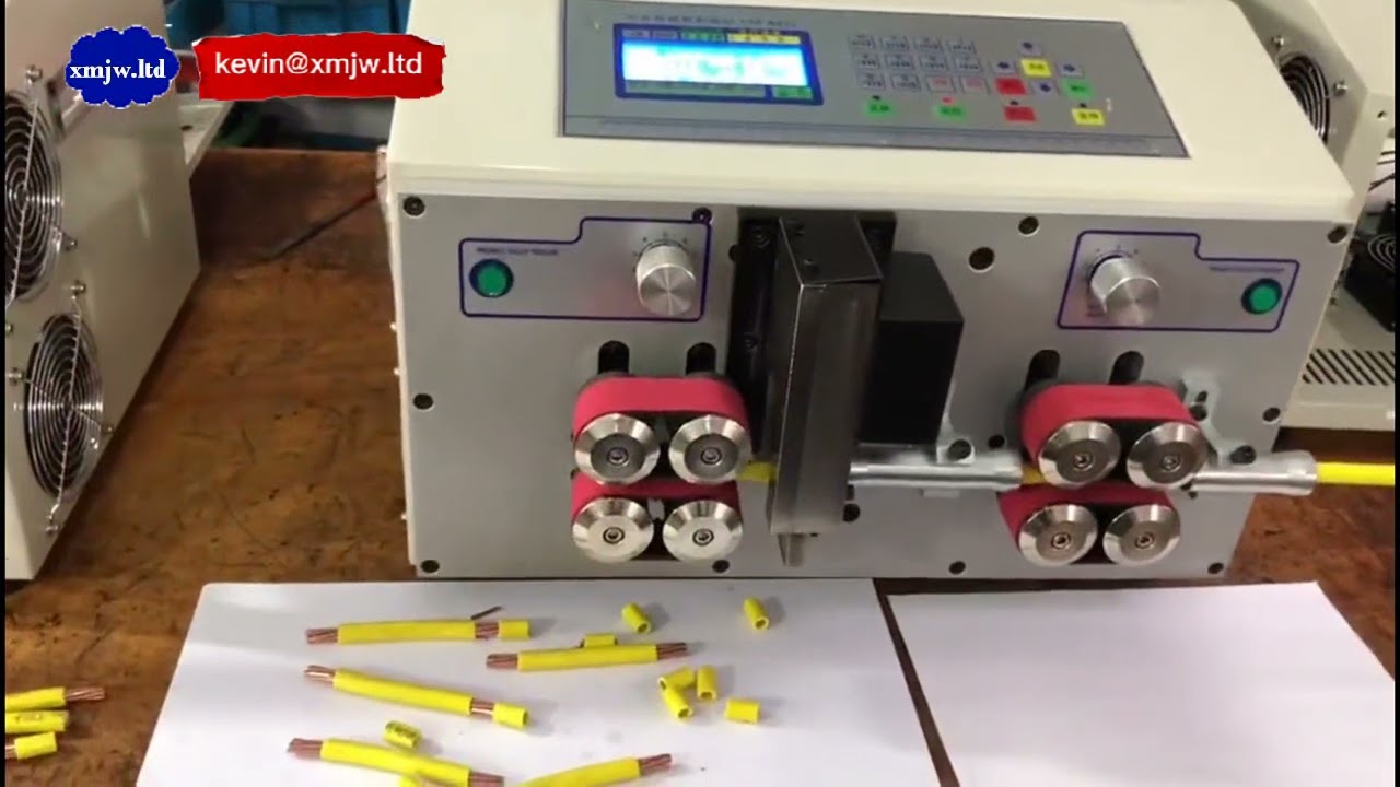 高精度自動化大型銅纜裁切剝線機｜提升產能與效率
