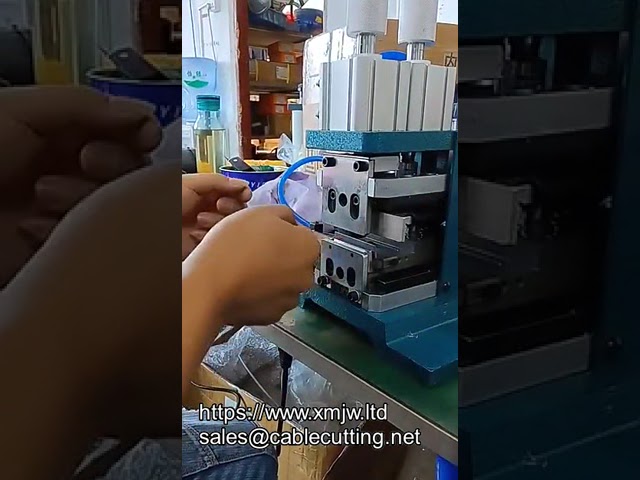 WPM-3FN 氣電垂直式剝線扭線機｜高效自動化線材加工設備