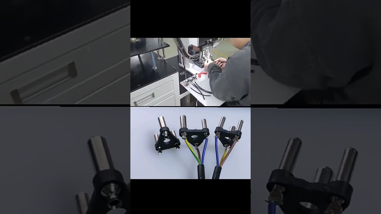 3T 自動滑軌端子機｜震動盤送料系統，澳洲標準8字雙料端子高效加工