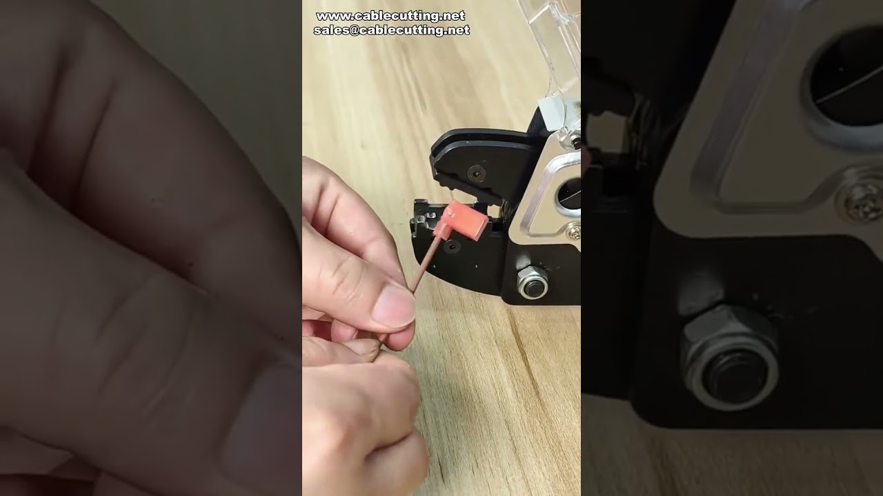 AM-10 氣動旗形端子壓接機 | 精準高效壓接示範