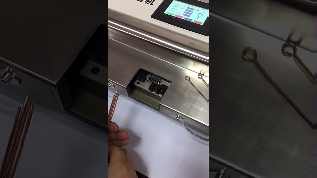高精度金屬耳環彎線機｜自動化鉤環弧線成型設備