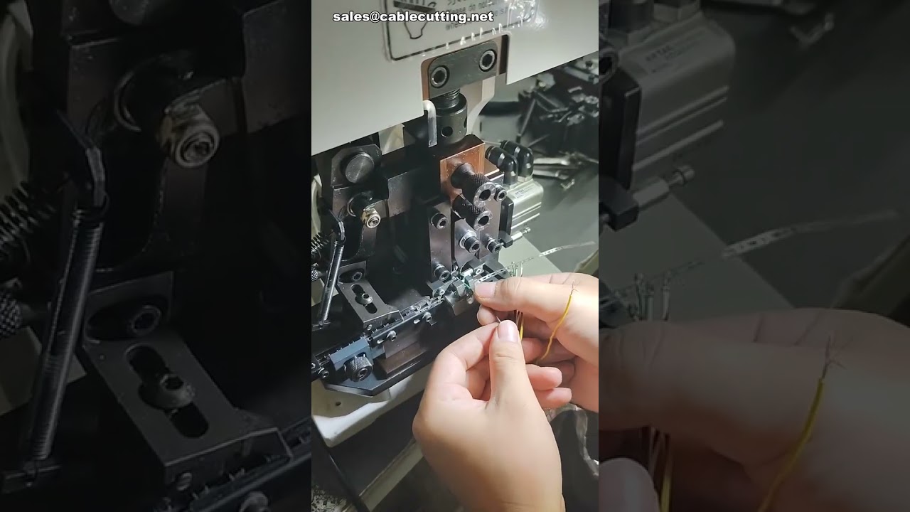 【工廠實測】單端剝線壓接機 2.5端子快速設定 OK #工廠 #機器 #DIY