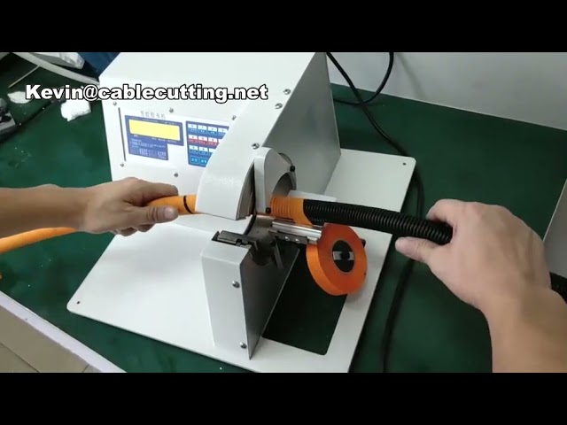全自動電動線束編織機｜PVC電纜拉線與電樞包膠帶繞線設備