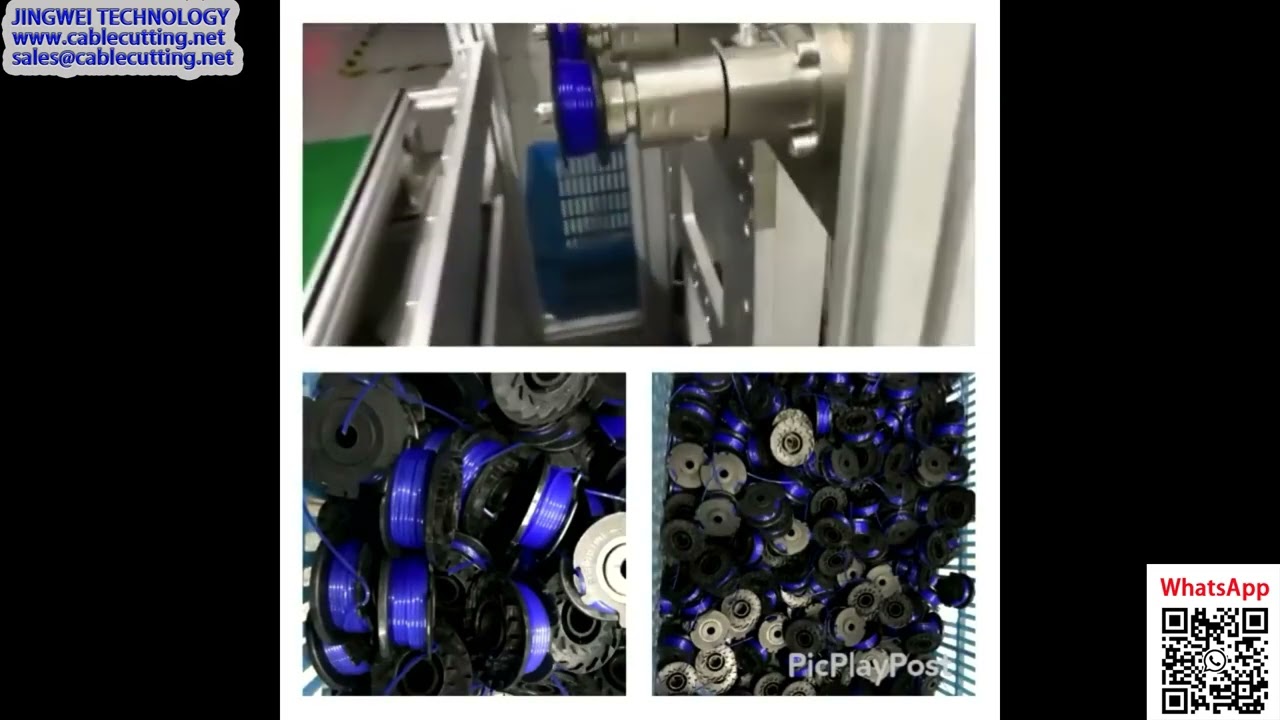 高效自動繞線機｜割草機頭線軸專用繞線設備