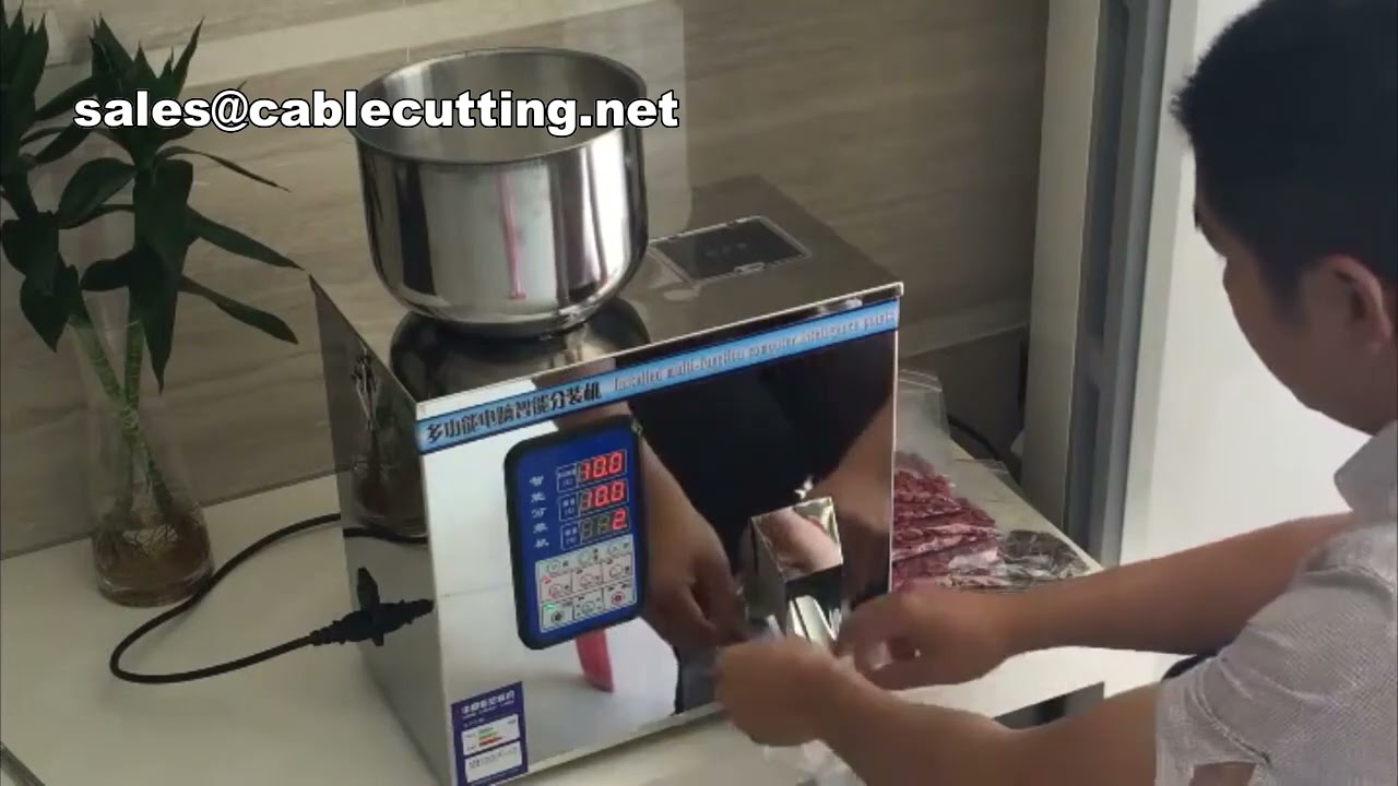電動水平式可攜漂白粉填充機｜高效粉末包裝自動化解決方案