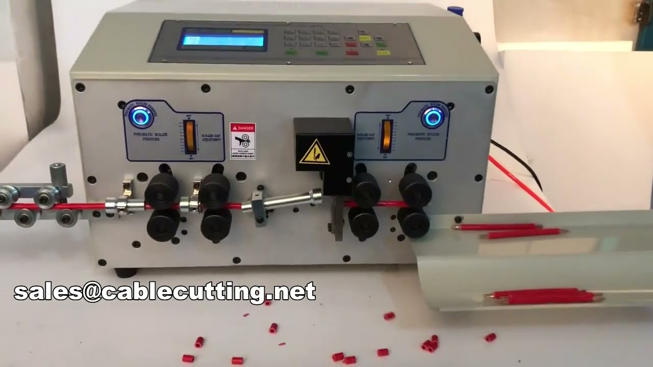 全自動電腦線剝線裁切機 WPM-MAX2-25｜25mm² 高效線材加工設備