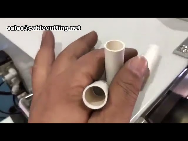 旋轉刀片硬質塑膠管切割機｜高效精準工業裁切