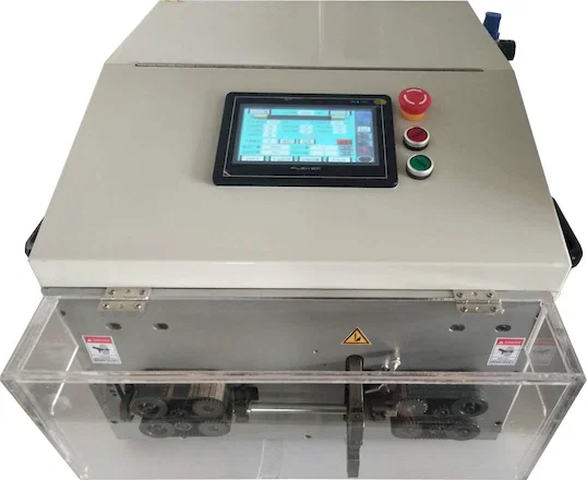 雙圓護套電纜剝線切斷機 雙層護套線加工 WPM-YHT2